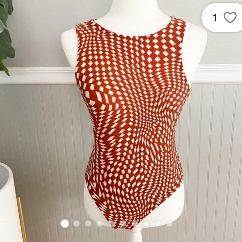 NWOT Open Edit Geometric Bodysuit